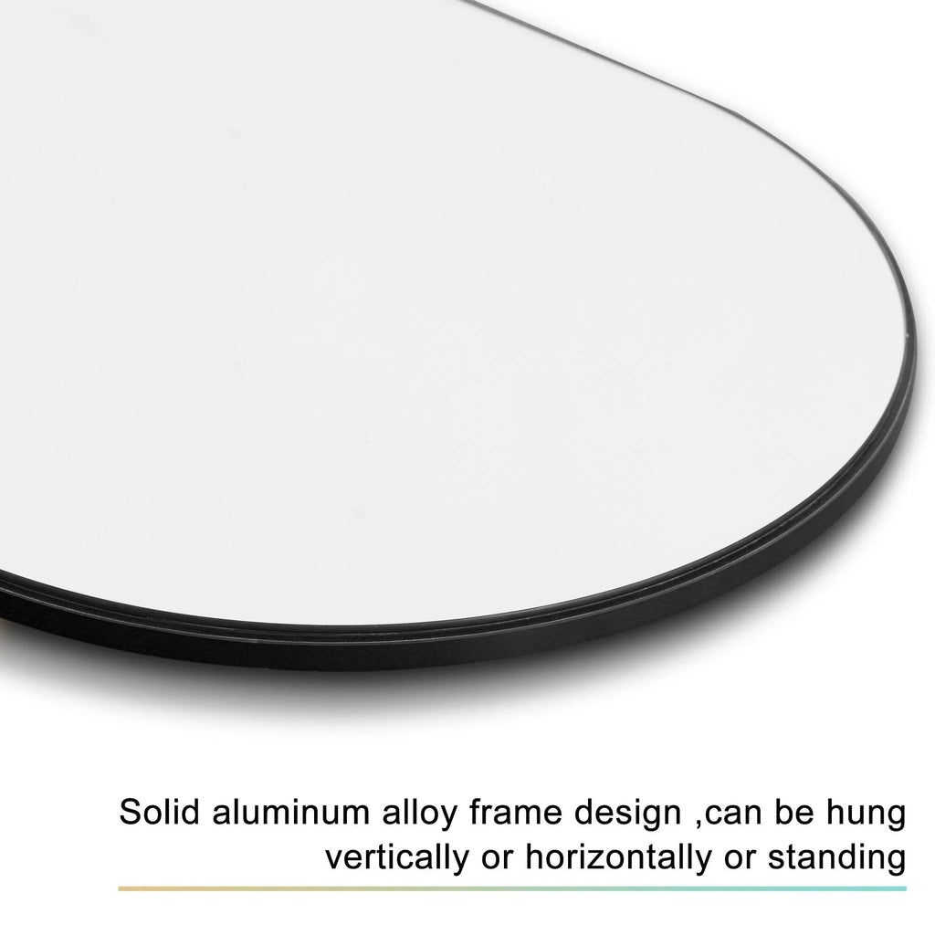 Arched Full-Length Floor Mirror - Standing And Wall-Mounted