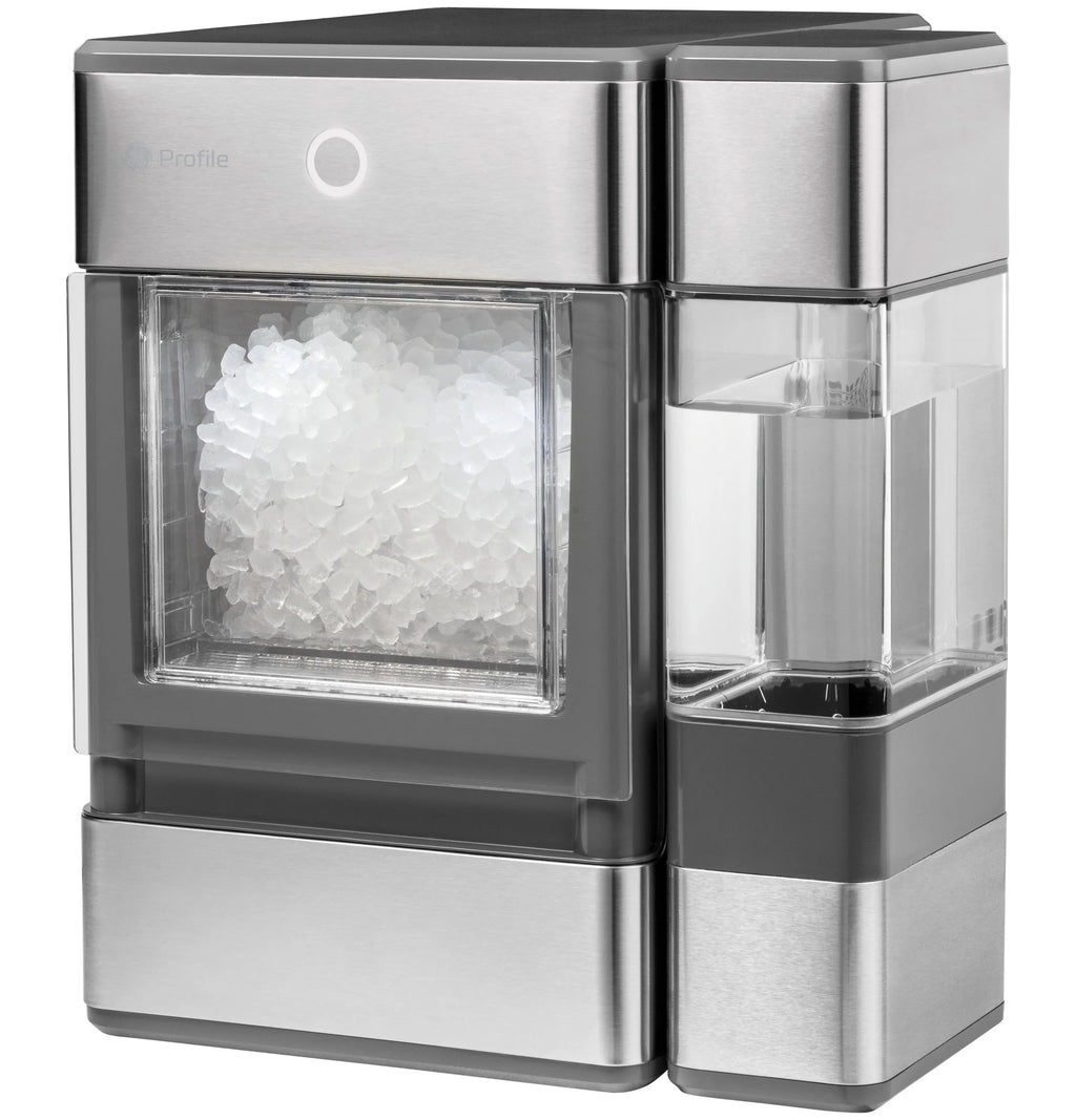 GE Profile Countertop Nugget Ice Maker With Side Tank, Stainless Steel, 33 lbs Daily Ice Production - Opal