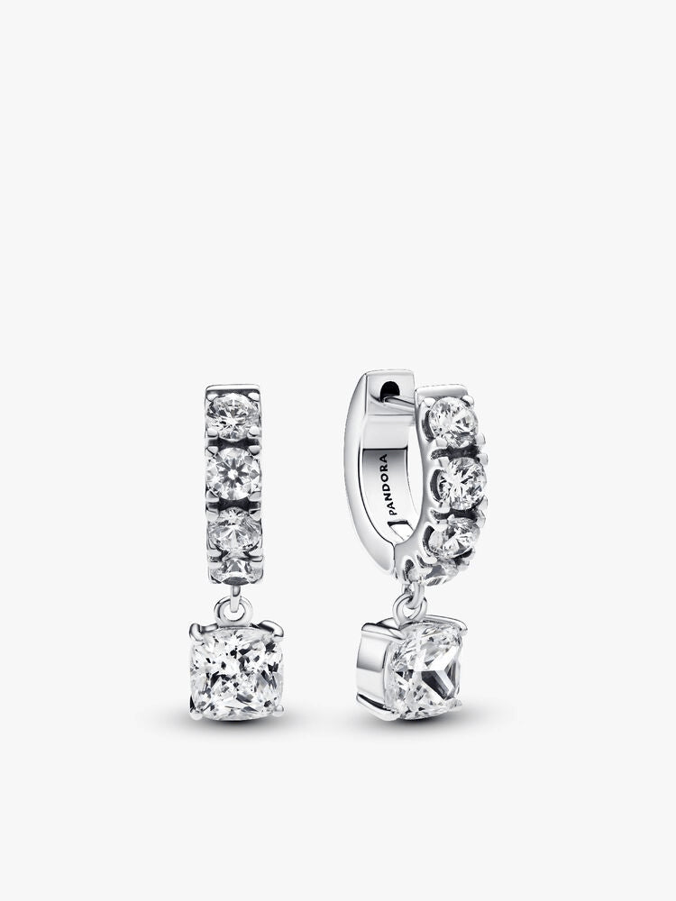 Bold Sparkling Tennis Bracelet and Earring Set