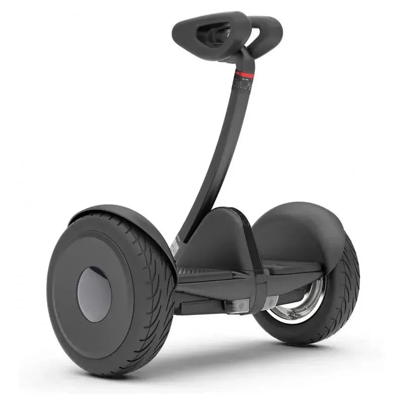 Smart Self-Balancing Electric Scooter With LED Illumination - White/Black