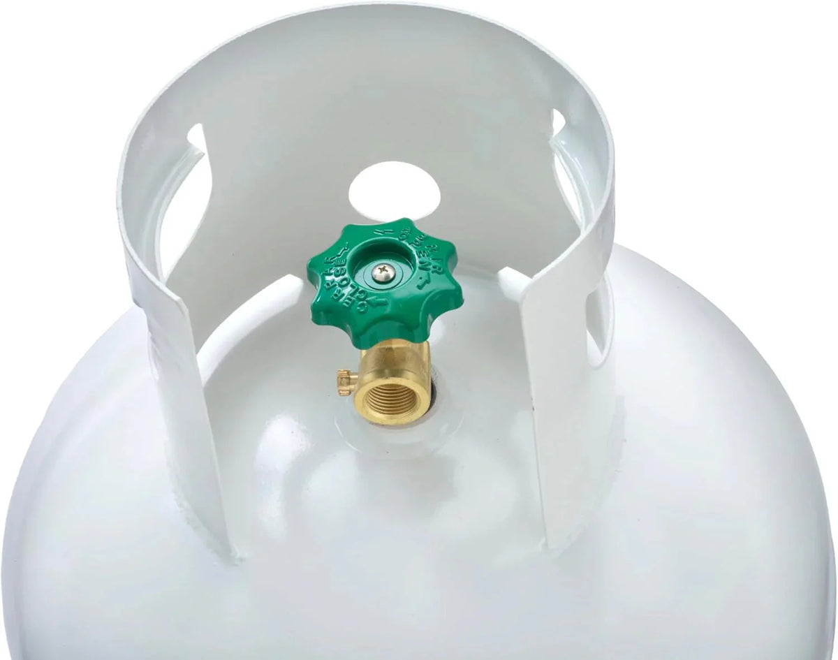 Flame King Steel 100LB Propane Tank Cylinder With POL Valve And Collar - YSN100b