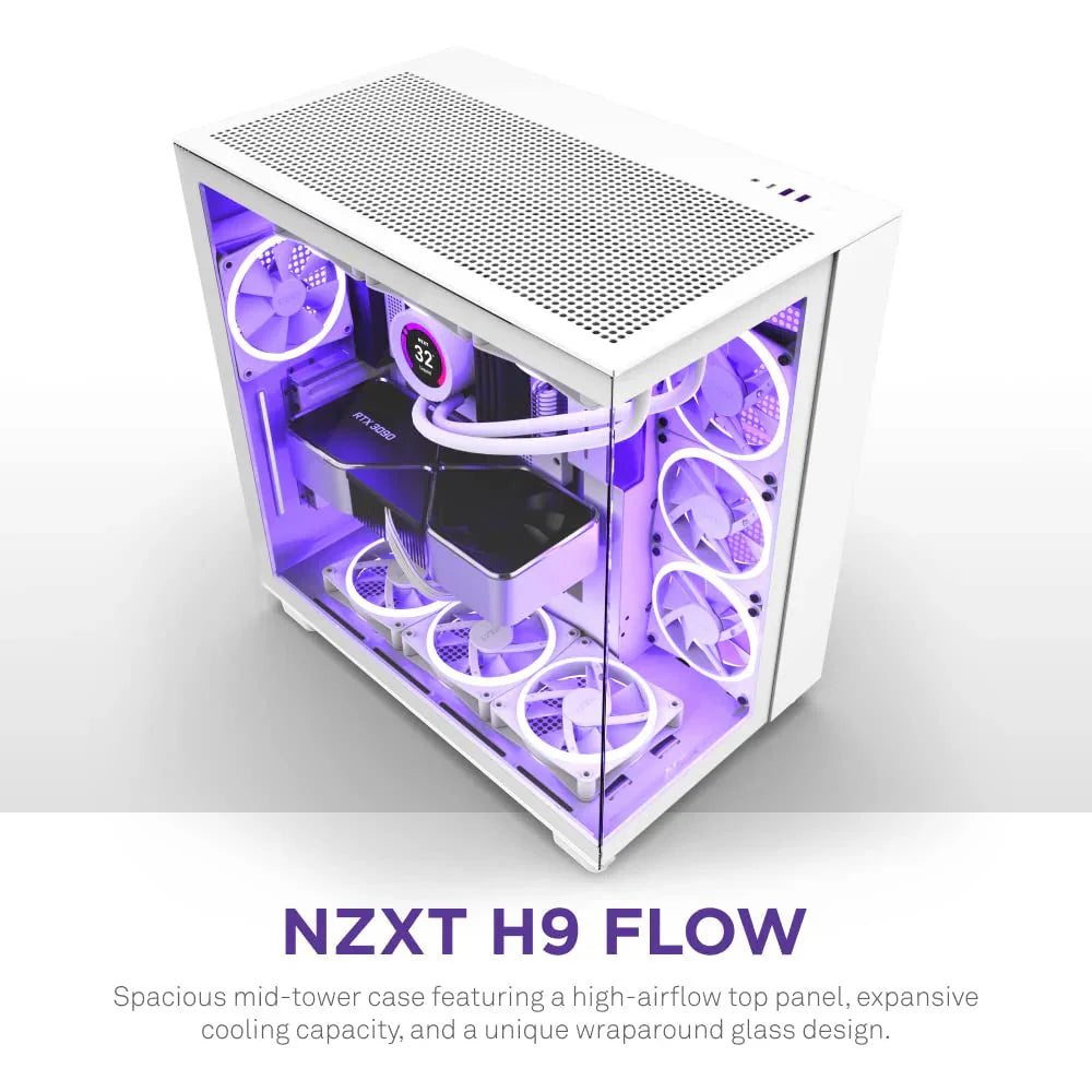 Dual-Chamber ATX Mid-Tower PC Gaming Case - H9 Flow