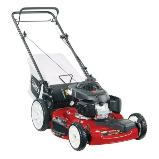 Gas Lawn Mower, 22-inch 170cc OHV Engine High-Wheel RWD 3-in-1 With Height Adjustment - Oil Included
