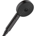 Modern Handheld Shower Head, 4-Inch, 3-Spray, Matte Black