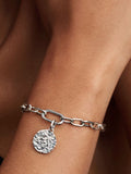 Cherry Blossom Medallion Charm