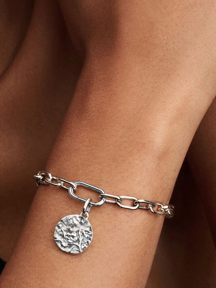 Cherry Blossom Medallion Charm