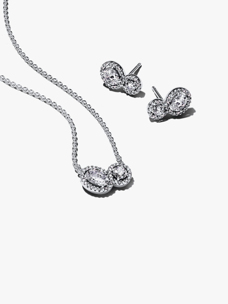 FINAL SALE - Double Halo Jewelry Giftset