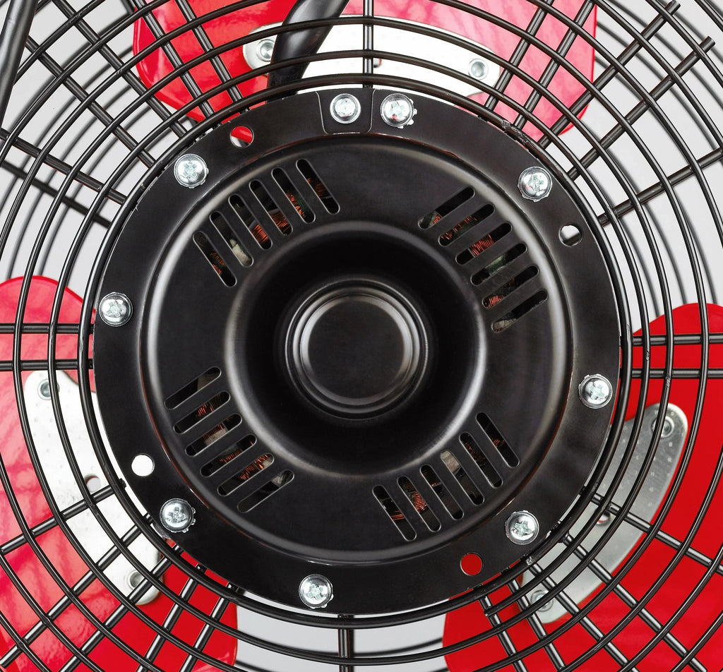 Hyper Tough 30 Inch 2-Speed High Velocity Tilted Drum Fan - Red & Black