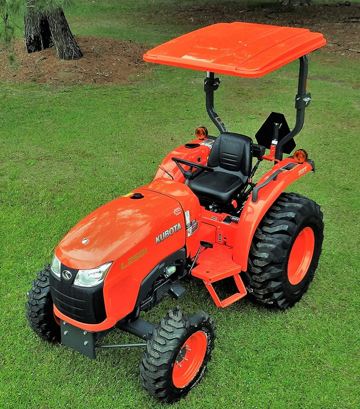 Orange Canopy for Kubota Tractor, 45 in x 50 in