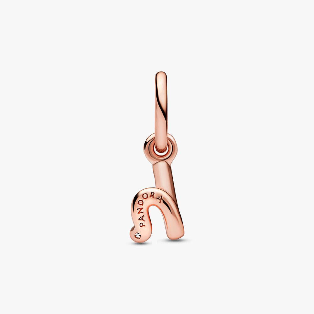 FINAL SALE - Letter H Script Alphabet Dangle Charm