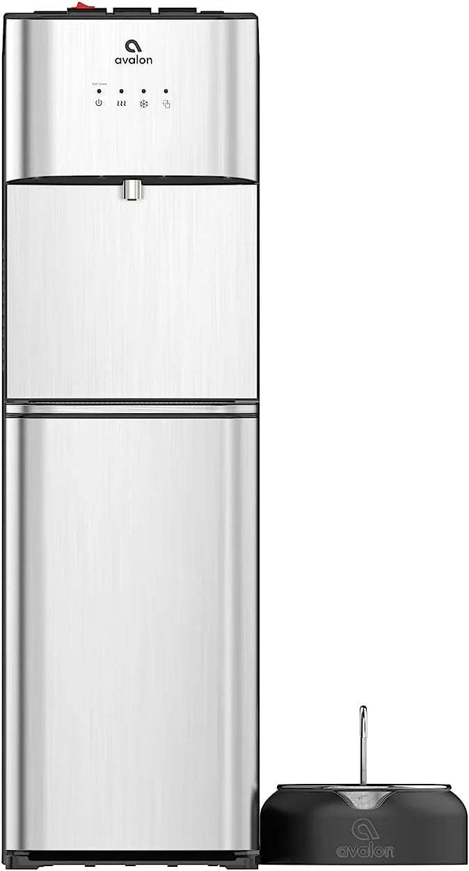 Avalon Bottom-Loading Self-Cleaning Water Cooler Dispenser, Stainless Steel, 3 Temperature Settings - A3