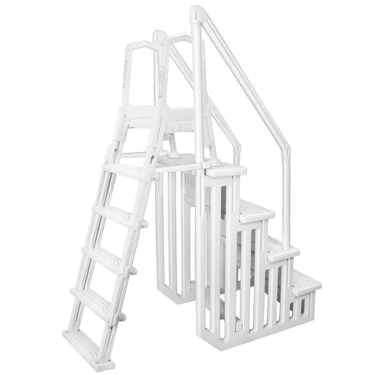 Above Ground Pool Ladder, 5-Step In-Pool, Adjustable Handrails, 48-52 Inch Pools