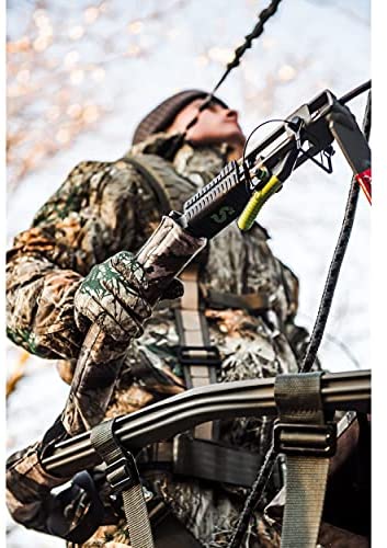 Aluminum Climbing Treestand With Padded Seat, 300 Lb. Capacity And Safety Harness