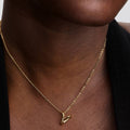 Organically Shaped Heart Small Pendant Necklace