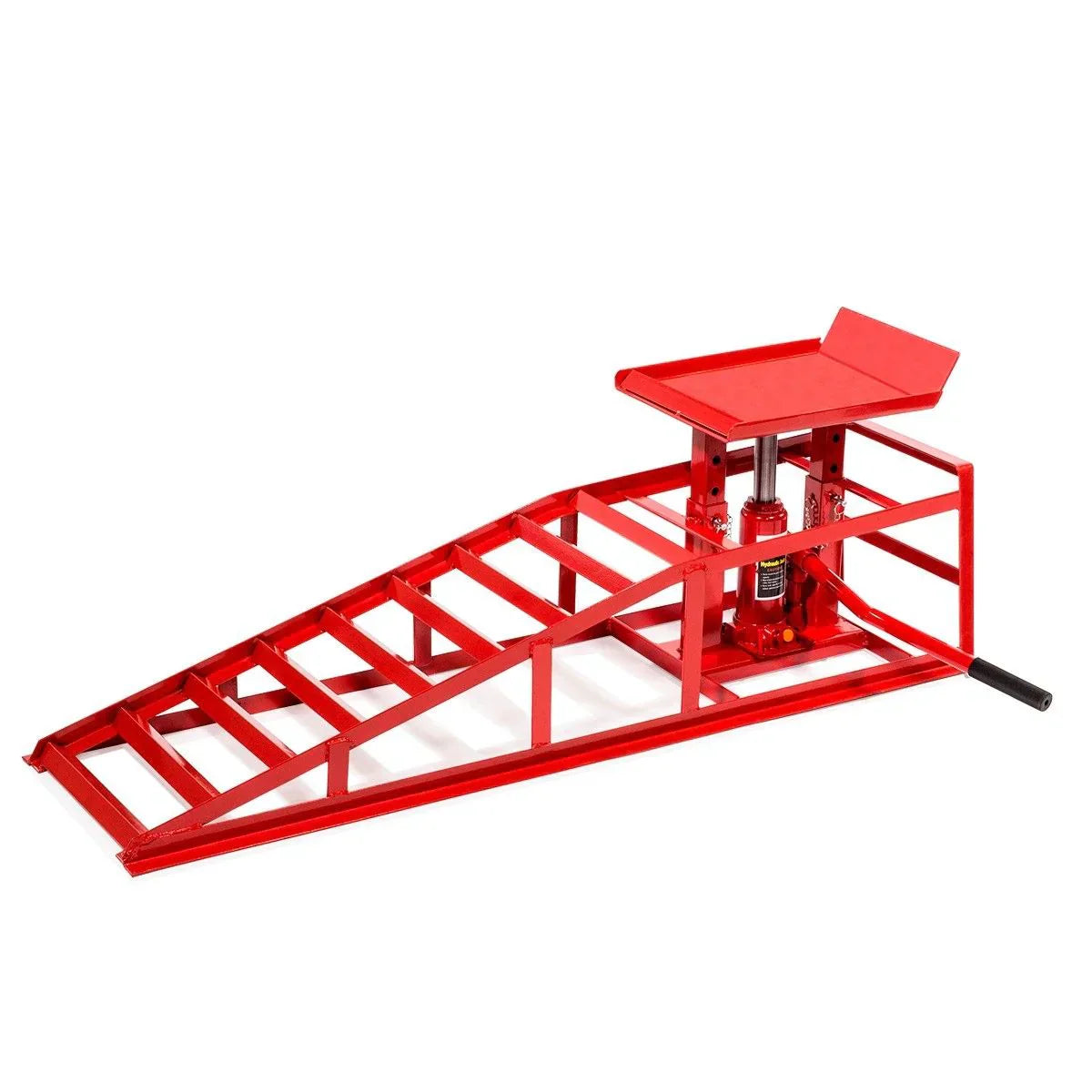Hydraulic Car Service Ramps, Steel, Red, 2 Count