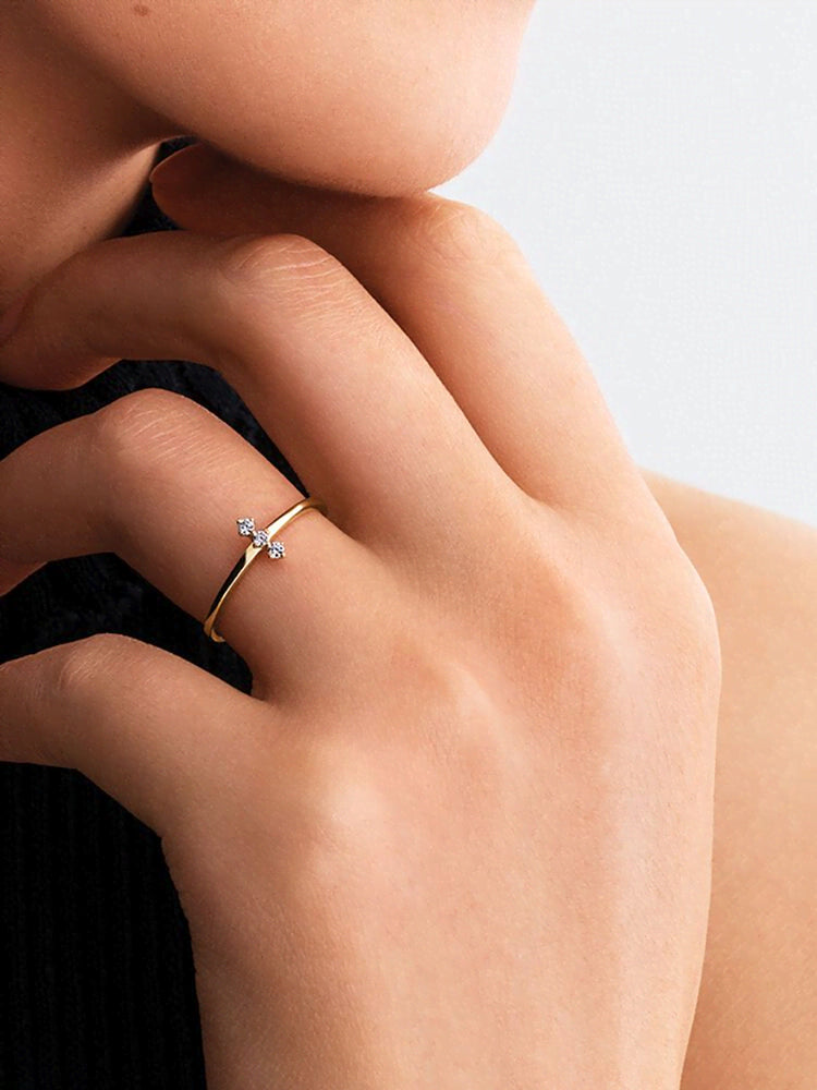 Pandora Era Lab-Grown Diamond Trio Ring