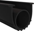 DGSL Garage Door Bottom Rubber Weather Stripping Kit, T-Channel Ends, 5/16 Inches, 3 3/4 Inches Wide