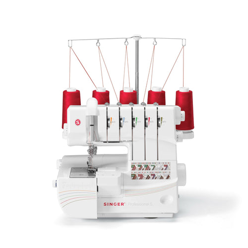 2-5 Thread Serger Sewing Machine, 1300 SPM, Automatic Tension And Differential Feed
