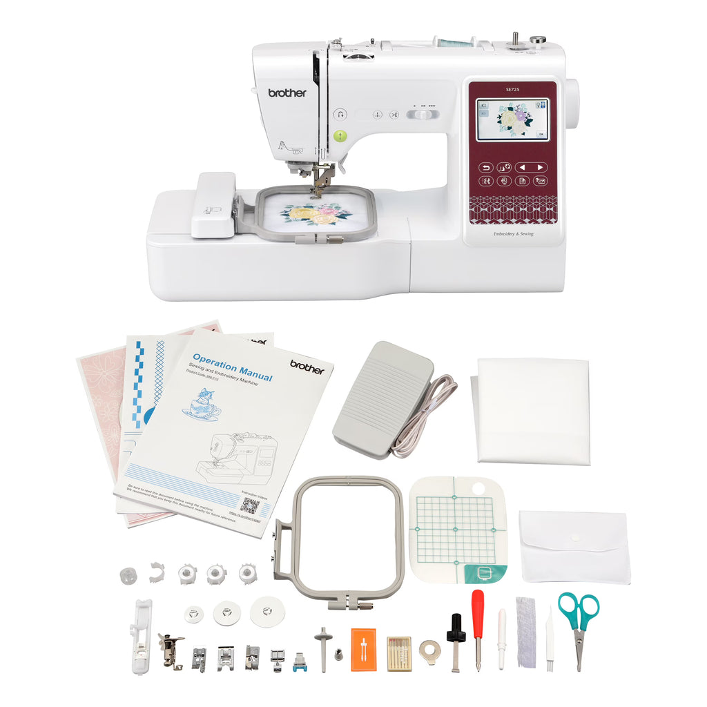 Brother Sewing And Embroidery Machine, 103 Stitches, 135 Designs, 4 in x 4 in - SE725