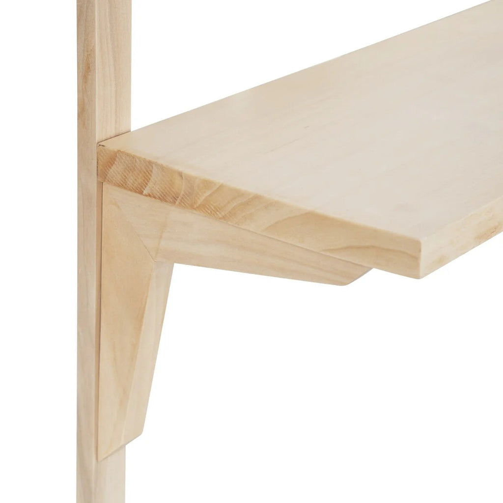 Mid-Century Wall Shelves, 24x8x24 Inch Decorative Wall-Mounted Storage And Display Shelving