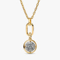 Cupid Medallion Charm Necklace Set