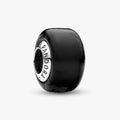 Black Mini Murano Glass Charm