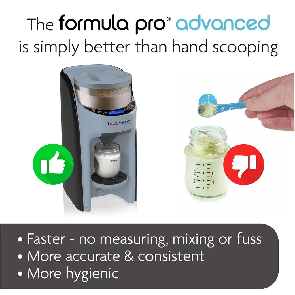 Baby Brezza Formula Pro Advanced Formula Dispenser Machine, Slate - FRP0141