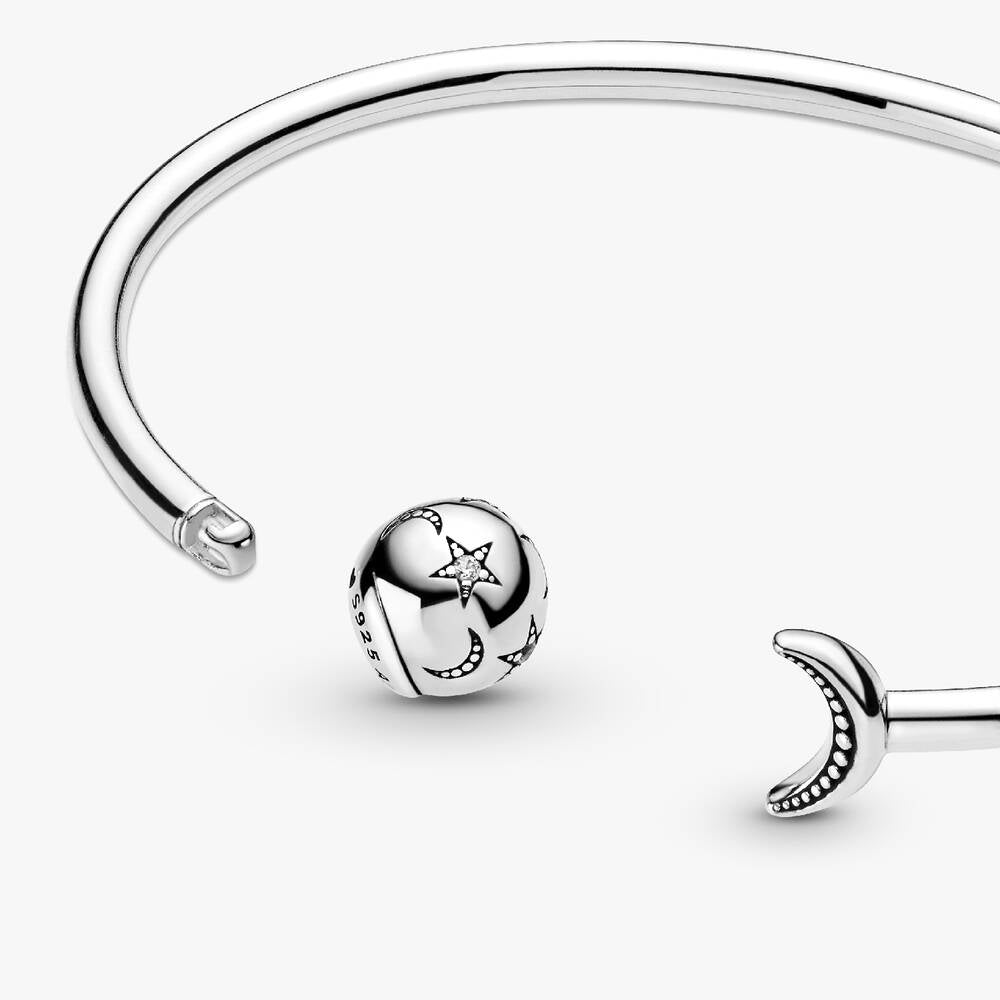 FINAL SALE - Pandora Moments Moon & Stars Open Bangle
