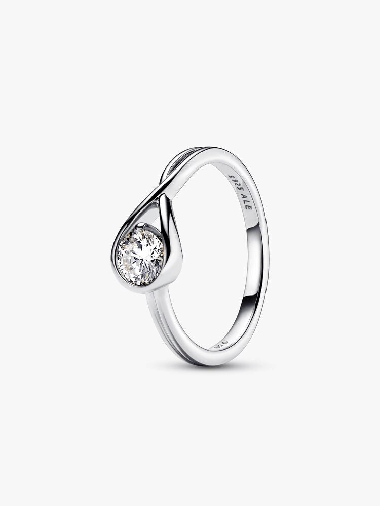 Pandora Infinite Lab-grown Diamond Ring and Earrings Set 1 ct tw Sterling Silver