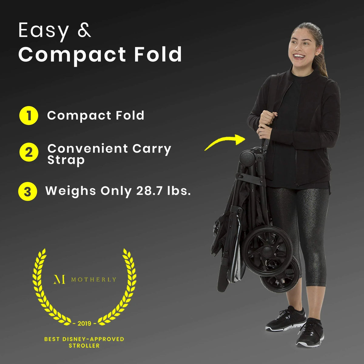 Jeep Destination Ultralight Side x Side Double Stroller, 80 Pounds Total - Destination