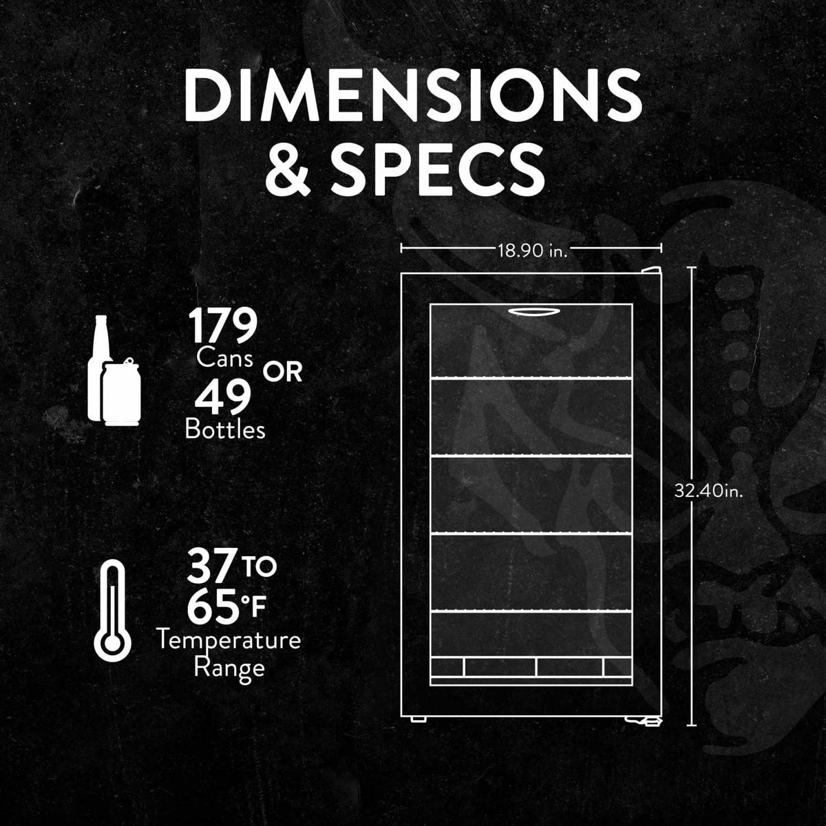 Beverage Refrigerator Cooler, 126 Cans, Right Hinge Glass Door - AB-1200