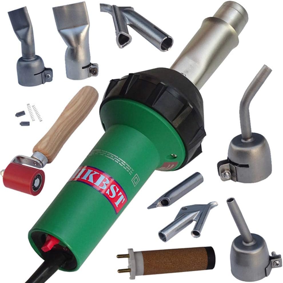 Hot Air Plastic Welder 110V 1600W With Welding Nozzles And Seam Rollers