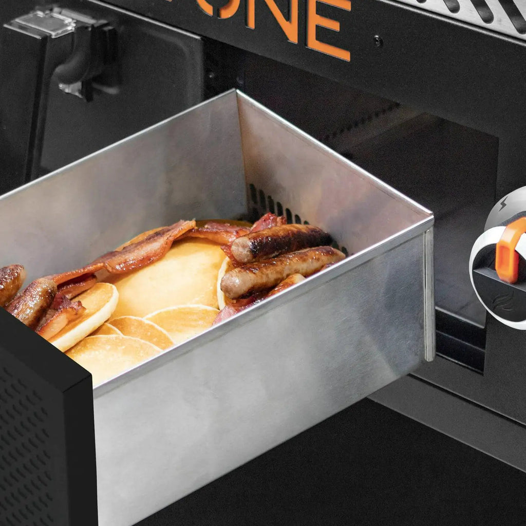 28-Inch 2-Burner Griddle With Electric Air Fryer And Hood