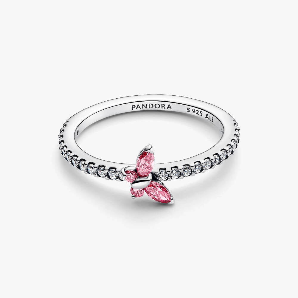 Sparkling Butterfly Ring