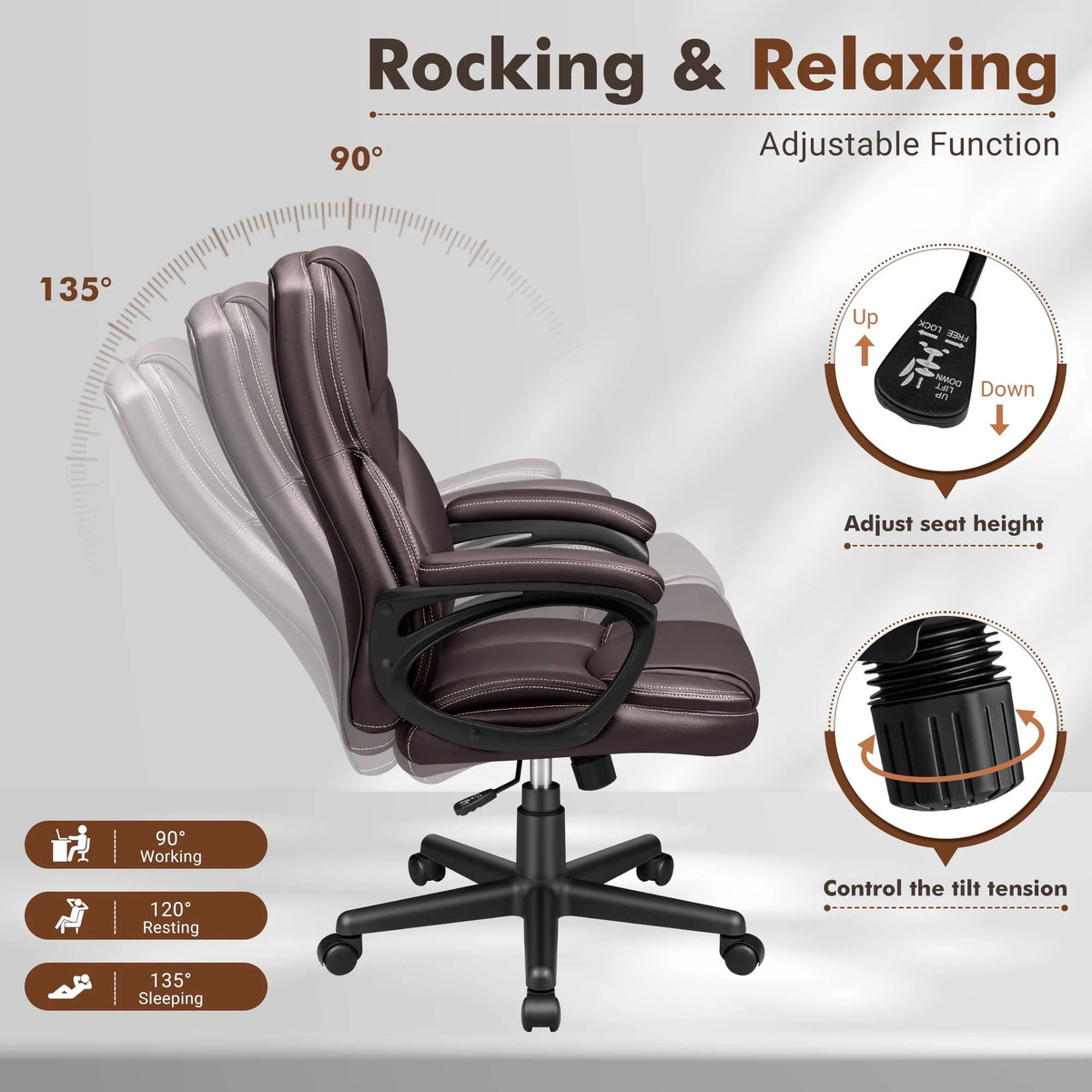 High Back Executive Ergonomic Office Chair