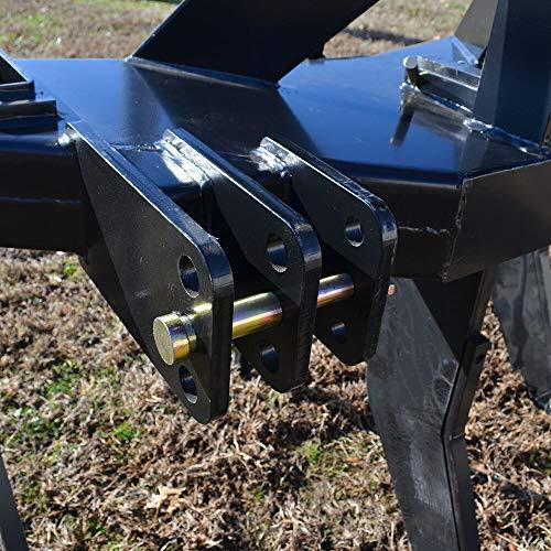 Titan Distributors Inc. 3 Shank Subsoiler Ground Ripper For Category 1 & 2 3 Point Tractors - Quick Hitch Compatible