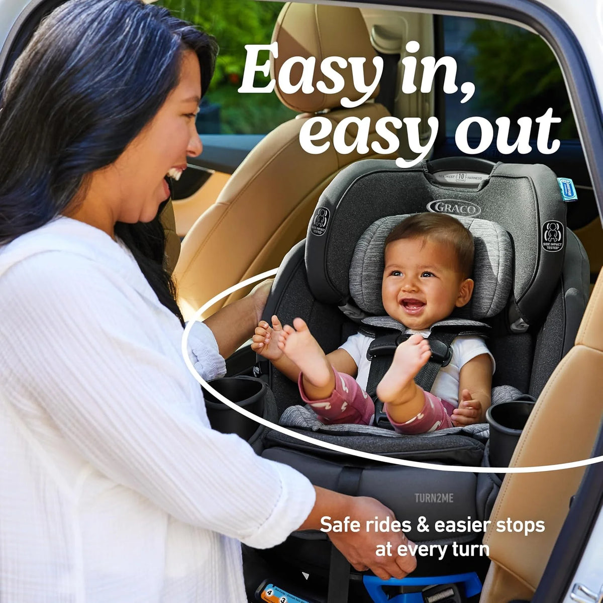 Graco Turn2Me 3-in-1 Rotating Convertible Car Seat, Cambridge 2.0 - 2215451