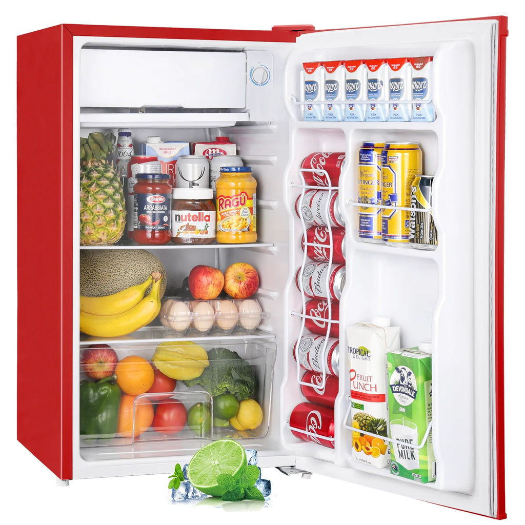 Upstreman 3.2 Cu.Ft. Single Door Mini Refrigerator With Freezer - BR321