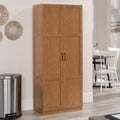 Storage Pantry Cabinet, Soft White, 5 Shelves