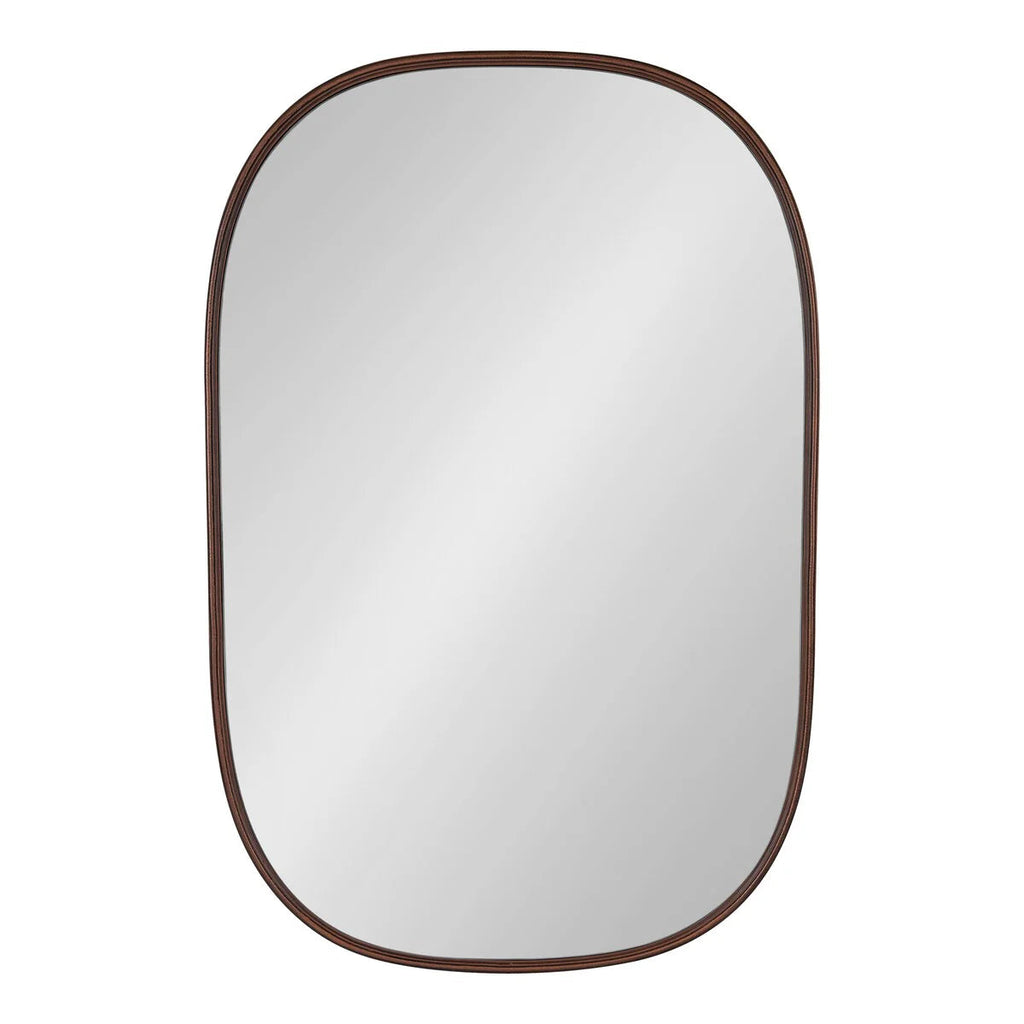 Capsule Framed Wall Mirror, 16x48, 18x24, 22x34, 24x36, Black, Bronze, Gold, Gray, Silver, Antique-Bronze