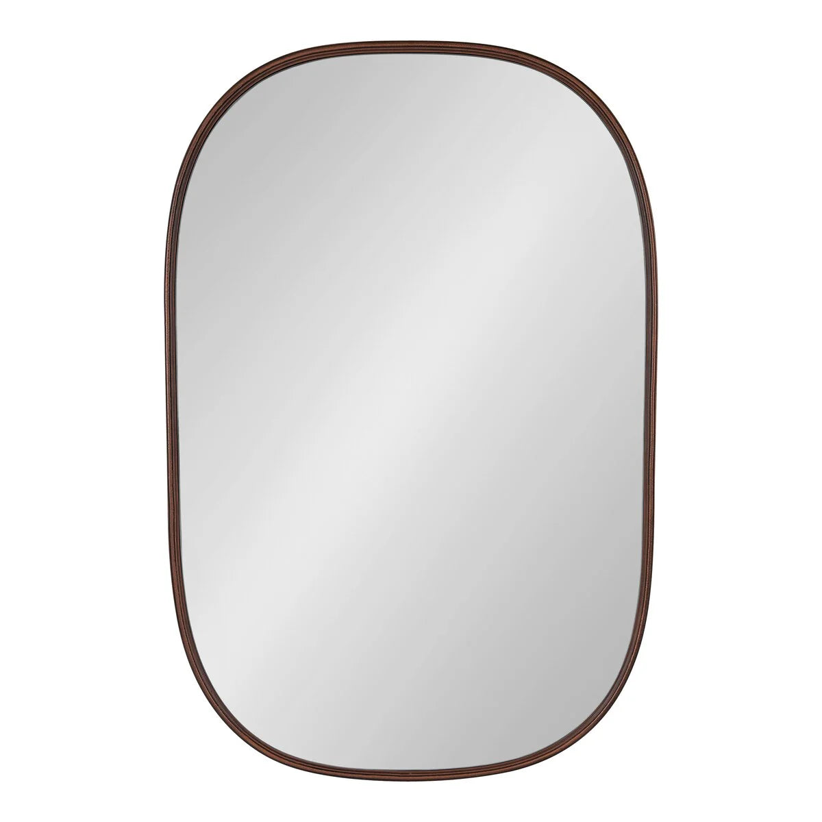 Capsule Framed Wall Mirror, 16x48, 18x24, 22x34, 24x36, Black, Bronze, Gold, Gray, Silver, Antique-Bronze
