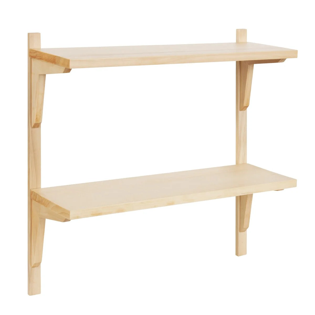 Mid-Century Wall Shelves, 24x8x24 Inch Decorative Wall-Mounted Storage And Display Shelving