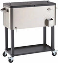 TRINITY Stainless Steel Cooler With Cover, 100 Quart - TXK-0804