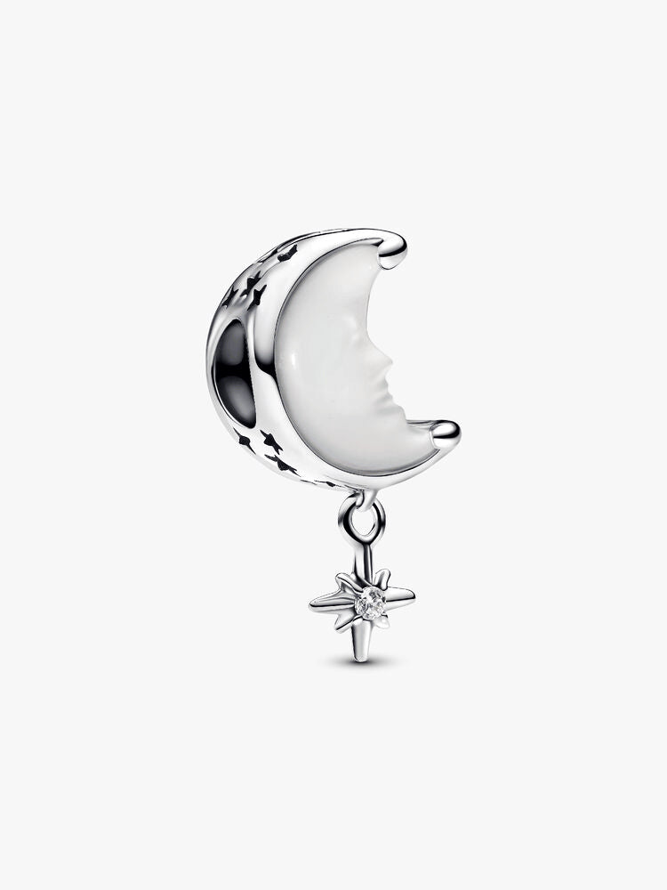 Moon & North Star Charm