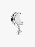 Moon & North Star Charm