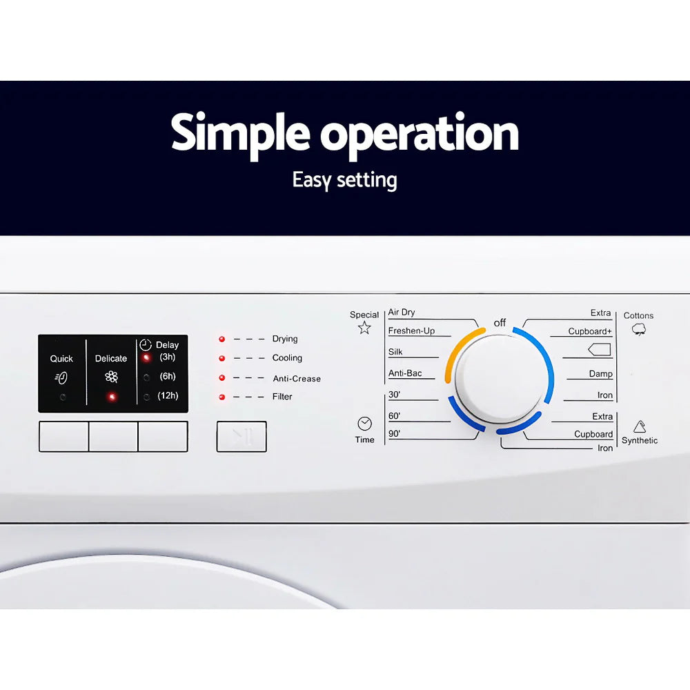 Devanti Vented Tumble Dryer 7kg - White