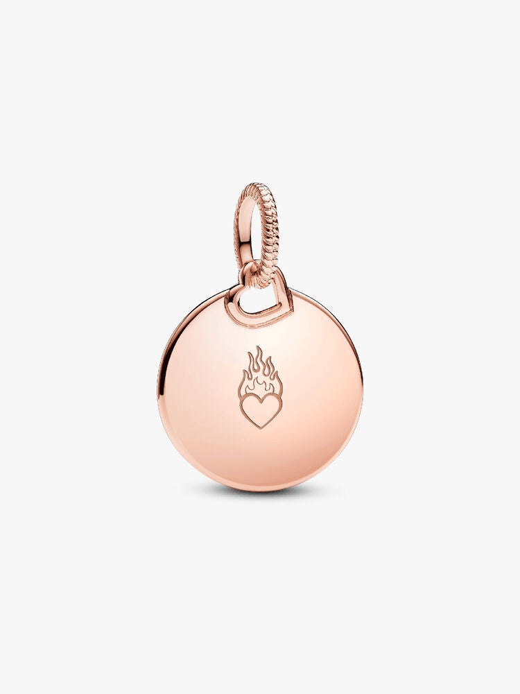Engravable Round Tag Pendant