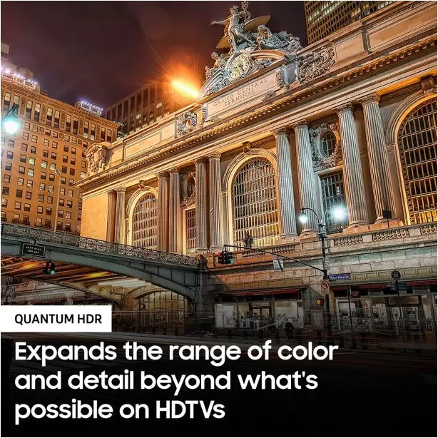 55-Inch 4K Ultra HD QLED Smart TV - HDR, Voice Control