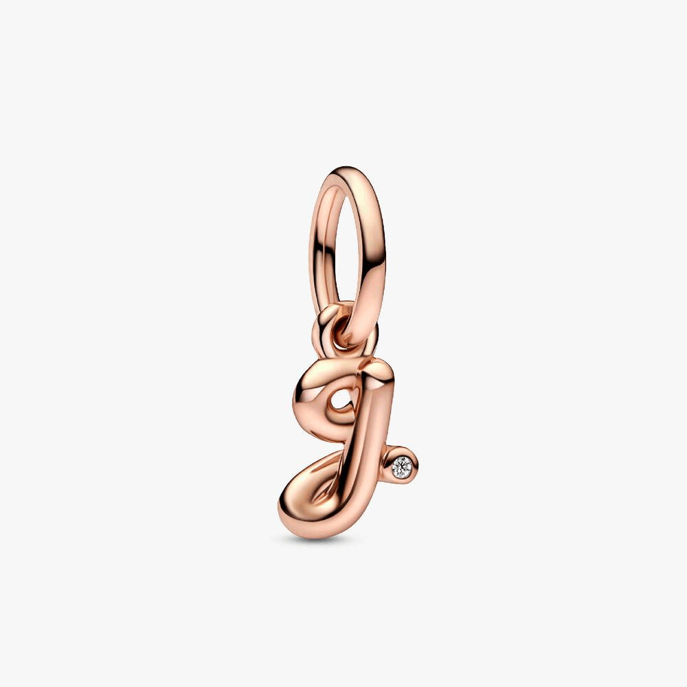 FINAL SALE - Letter G Script Alphabet Dangle Charm