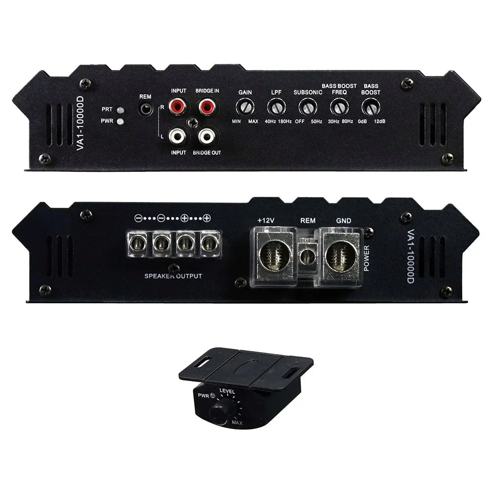 Power Acoustik Mono Car Audio Amplifier 10000 Watt Class D 1-Ohm